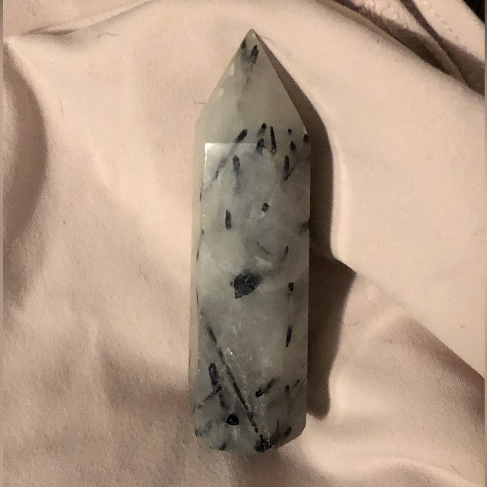 Tourmaline Quartz crystal tower